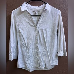 3/4 sleeve button up